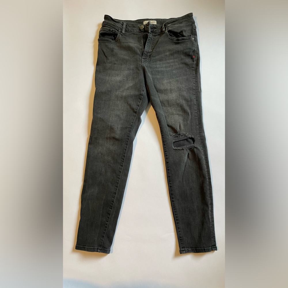 Warp + Weft Stretch Distressed Jeans